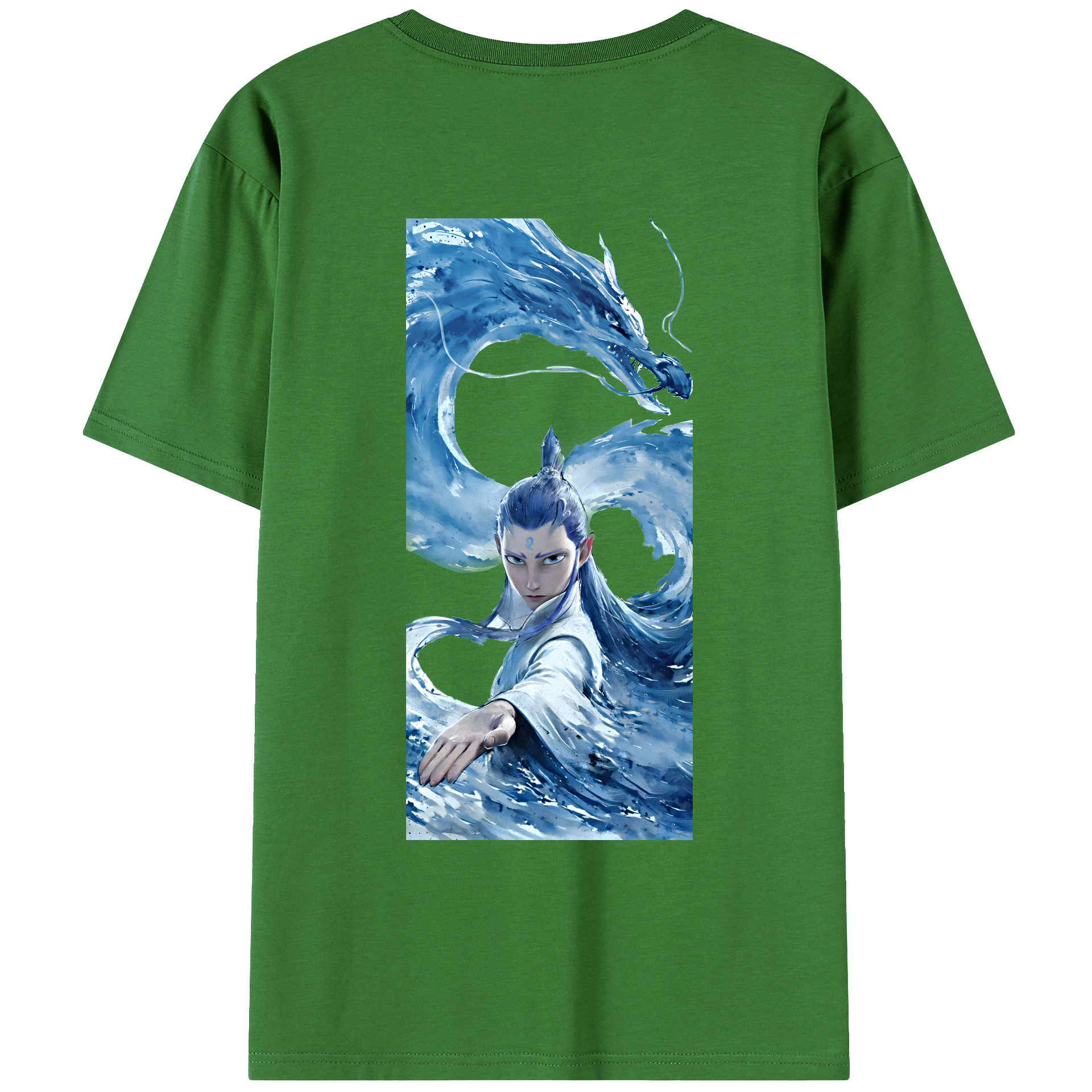 （画像用） Ne Zha 2 ナタ 魔童の大暴れ レディース半袖Tシャツ(バックプリント)
